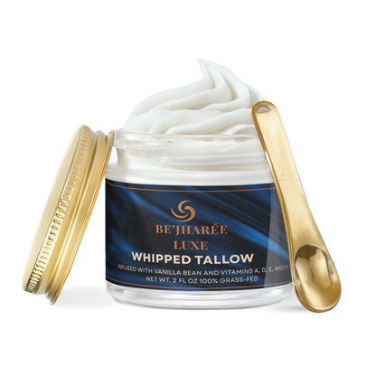 Whipped Grass-Fed Tallow Balm with Vanilla Bean