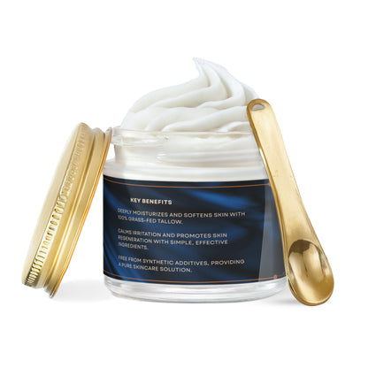 Whipped Grass-Fed Tallow Balm with Vanilla Bean
